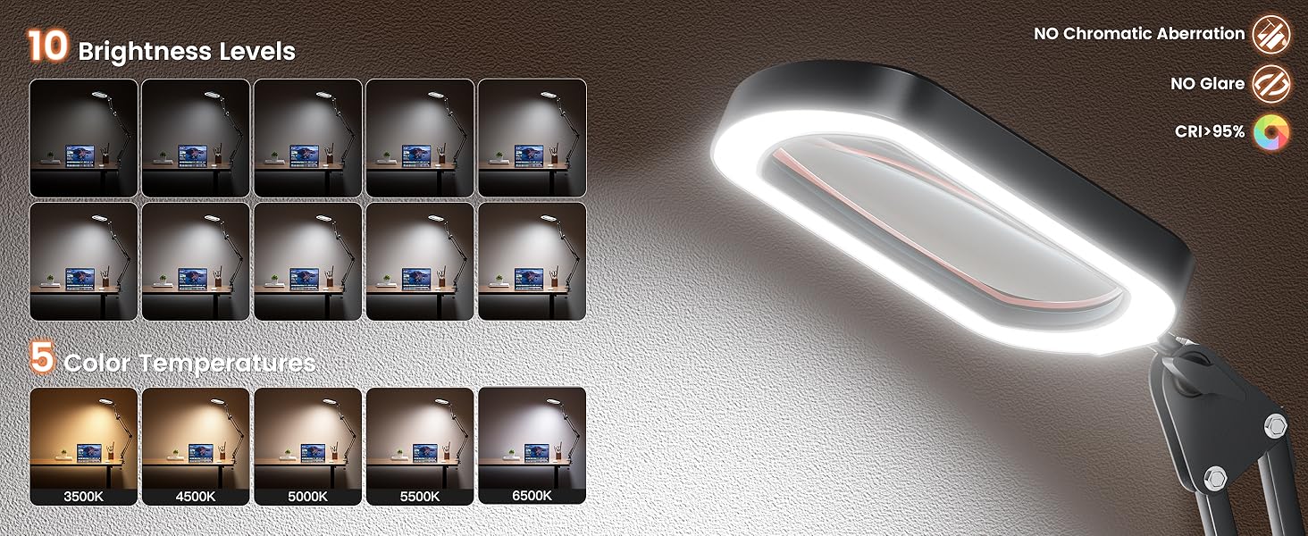 lighted magnifying glass