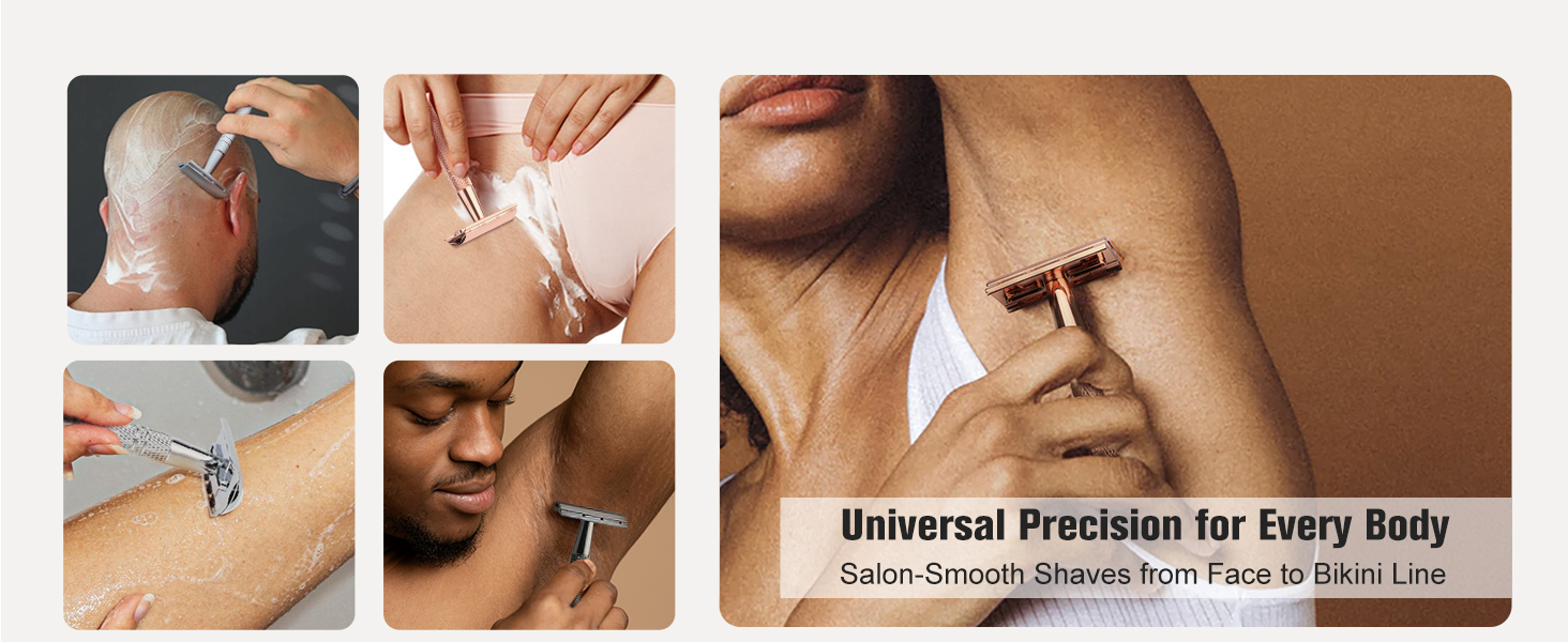 safety razor single blade razor double edge razor reusable metal 1 one blade razor