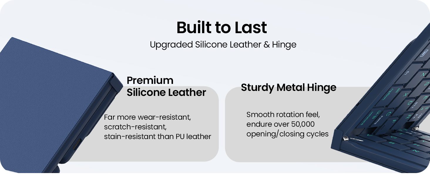 foldable keyboard with touchpad