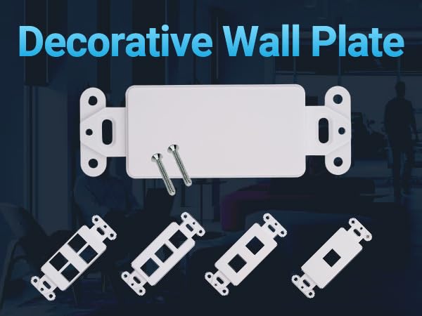 Decorative wall plate options