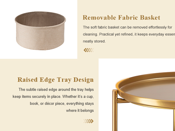 gold side table