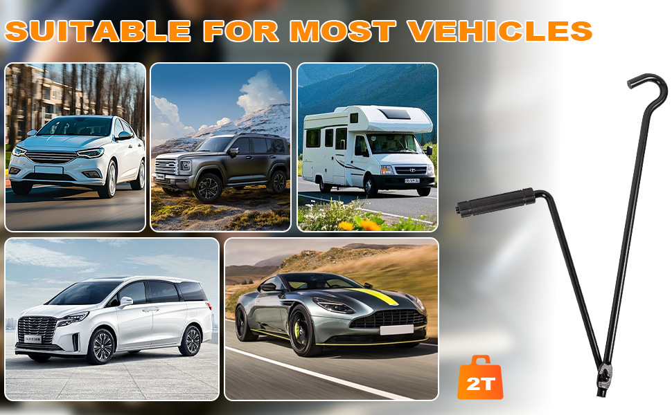 SUITABLE FOR MOST VEHICLES