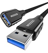 MOGOOD USB 3.0 Extension Cable 1M, USB A Male to A Female Extender, Supports 5Gbps High Speed Dat...