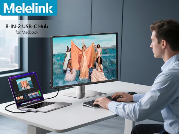 USB C Hub usb Adapter for MacBook Pro Air Dongle