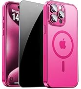 ZOZDOKG Magnetic for iPhone 14 Pro Max Case with Privacy Screen Protector & Full Camera Cover, Co...