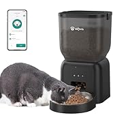 Remote Controlled Automatic Dog &amp; Cat Feeder, APP Controlled,with Freshness Preservation, Timed C...