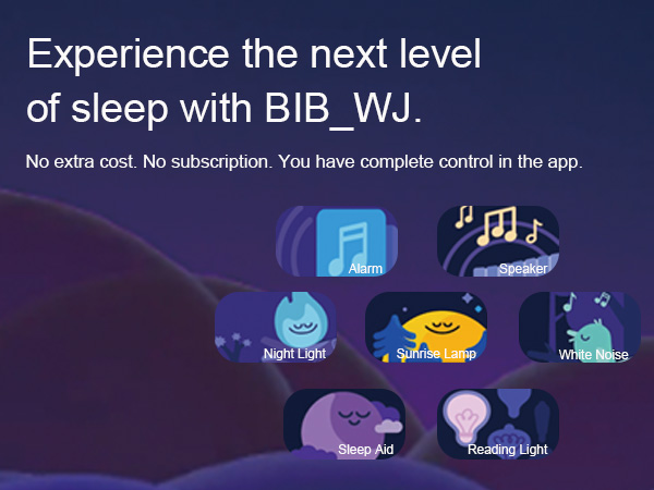 Smart Sunrise Alarm Clock with No Signup APP