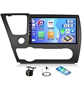 8 Core 6+128G Car Stereo for Honda Civic 2013-2017 with CarPlay Android Auto 9”1280 * 720P IPS To...