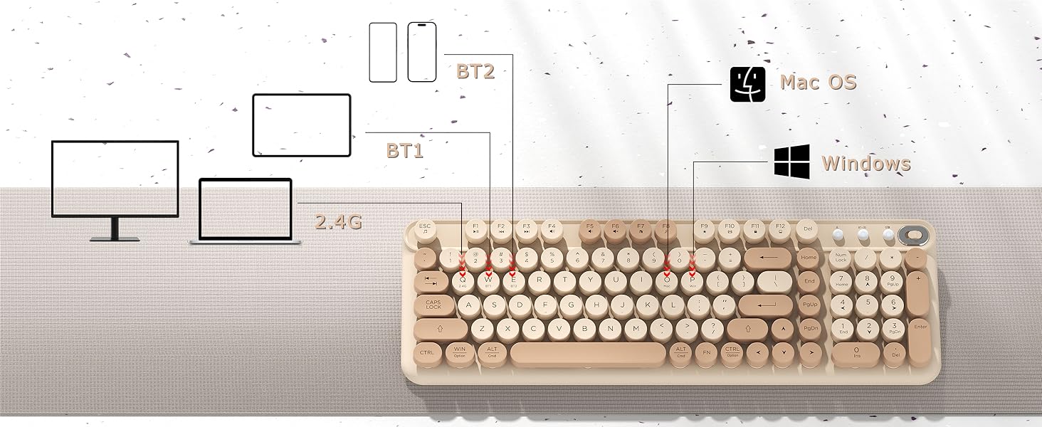 Wireless Bluetooth Keyboard