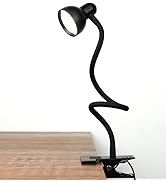 Uchoiceme Clip on Light Reading Light for Bed 3 Color Modes 10 Dimmable Brightness Eye Care Clamp...