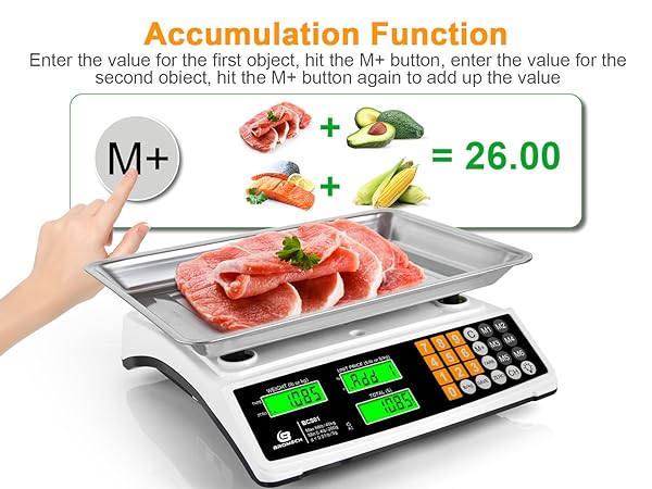 Commercial food scale