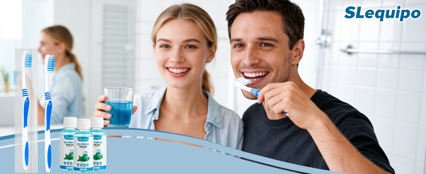 Prepasted Disposable Toothbrushes with mouthwash