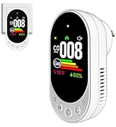 VETOUCH Plug-in Combination Air Detector, 4-in-1 Natural Gas and Carbon Monoxide Detector,Detect ...