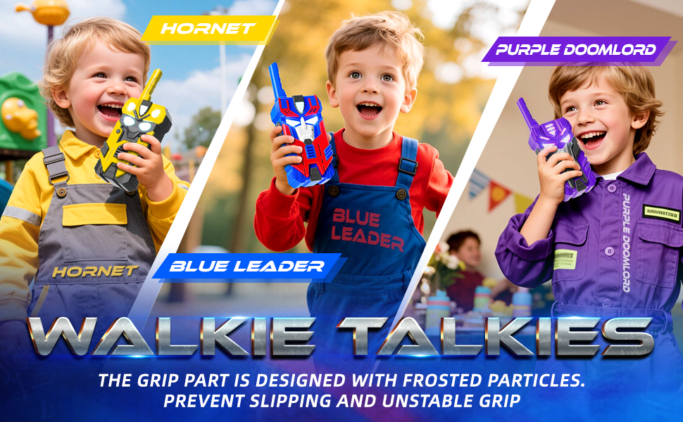 Walkie Talkies Transform Toys for Kids