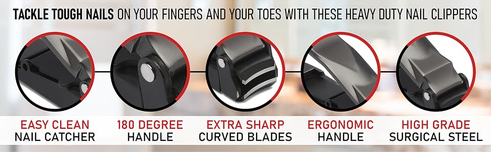 fingernail clippers and toenail clippers