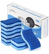 ECLINSO 9 Pack Zero Scratch Scrub Sponges, Non-Scratch Dish Scrubbers for Nonstick Pans, Multi-Su...
