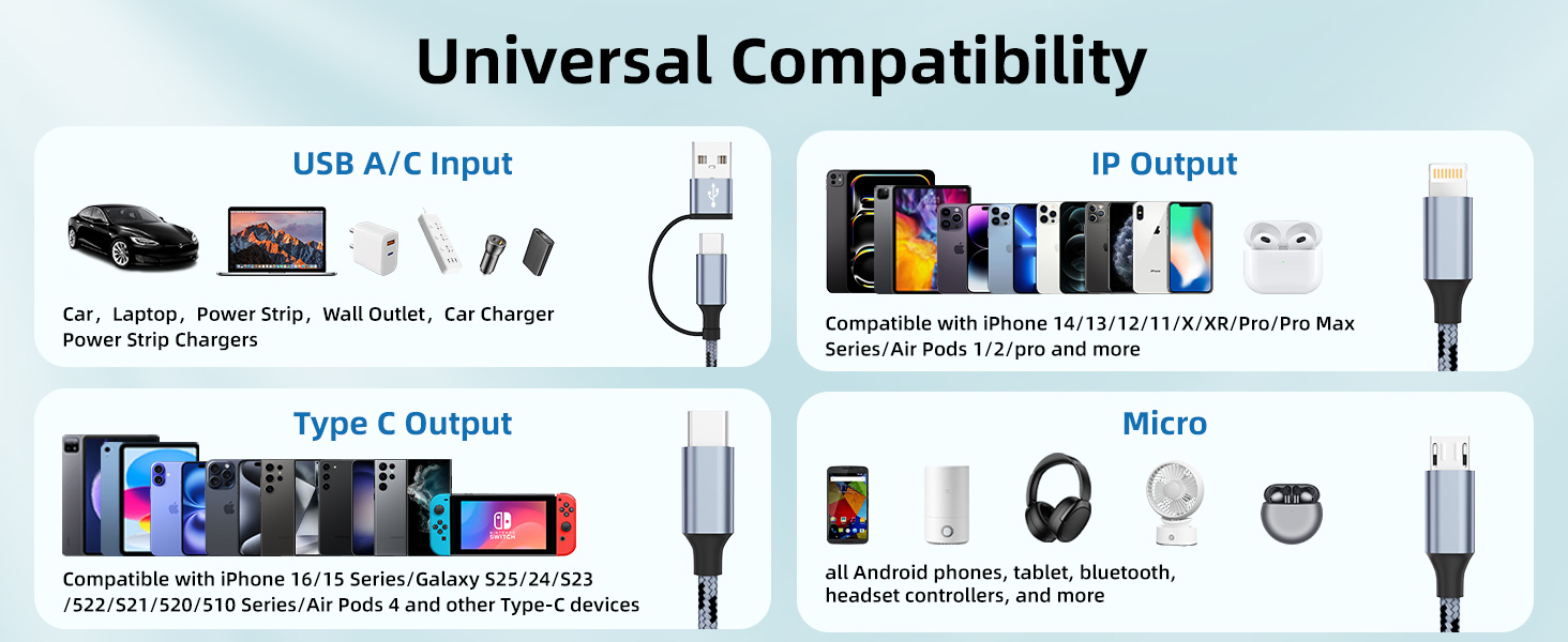 multi charging cable