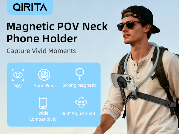 magnetic neck mount for phones