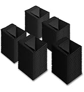 AAwipes Eyeglasses Cleaning Cloth Glasses Cloths Bulk (5.5"x5.5", Black, 100 pcs, No Logo) for Ey...