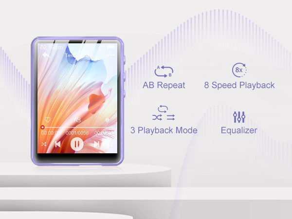 64GB MP3 Player with Bluetooth 5.3