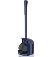 Toilet Plunger with Holder, Plunger with Holder for 5.3-inch Toilet Drain, Plungers for Bathroom ...