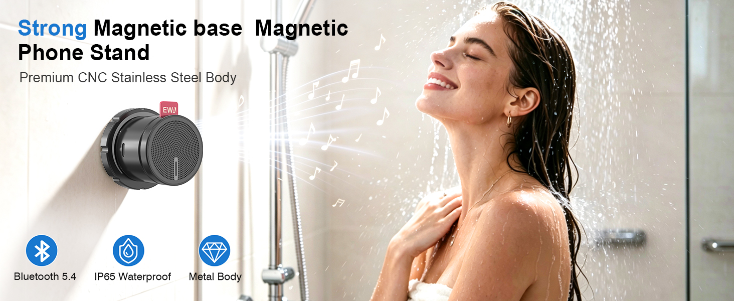 Magnetic Portable Bluetooth Speaker