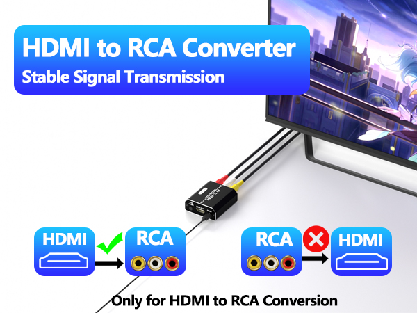 HDMI to AV Converter