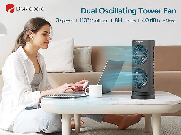 DC Tower Fan