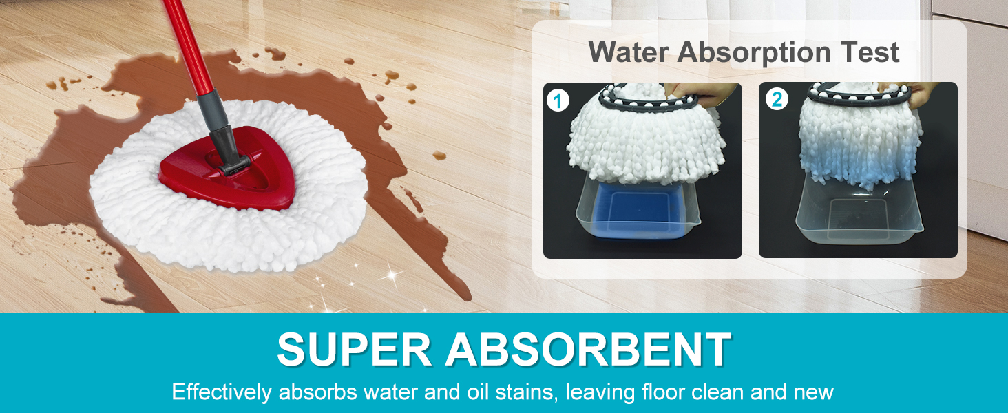 spin mop replacement mop