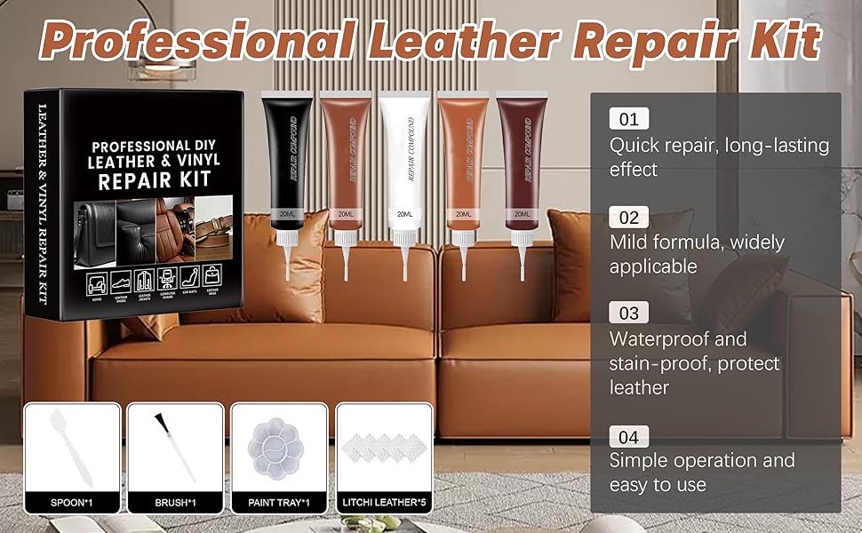 Professional Leather Repair Kit