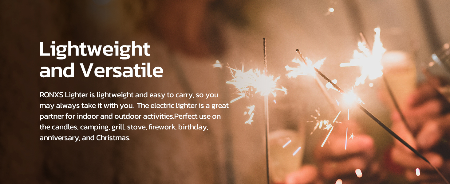 Battery lighter is compact and portable.