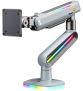 NB ERGONOMIC Gaming Monitor Arm for Flat/Ultrawide/Curved Monitors 32 to 60 inch, Heavy Duty Moni...