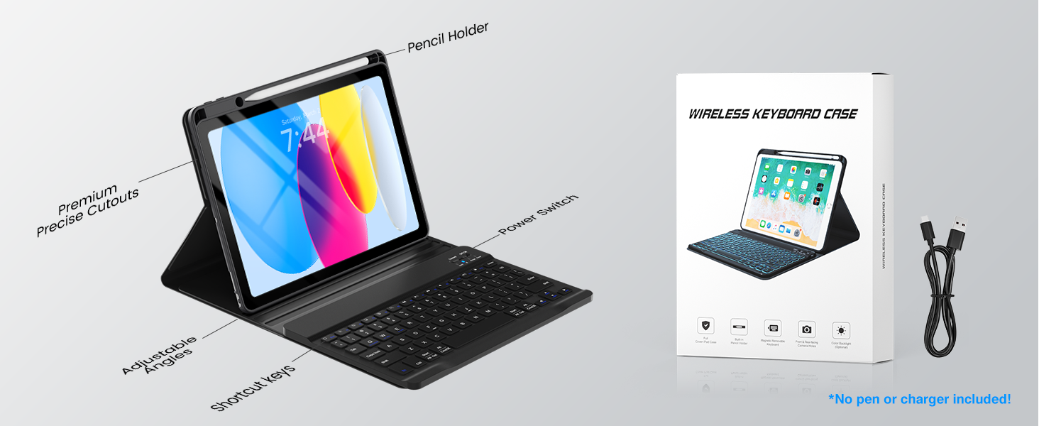 keyboard ipad 10th generation bluetooth Connection method