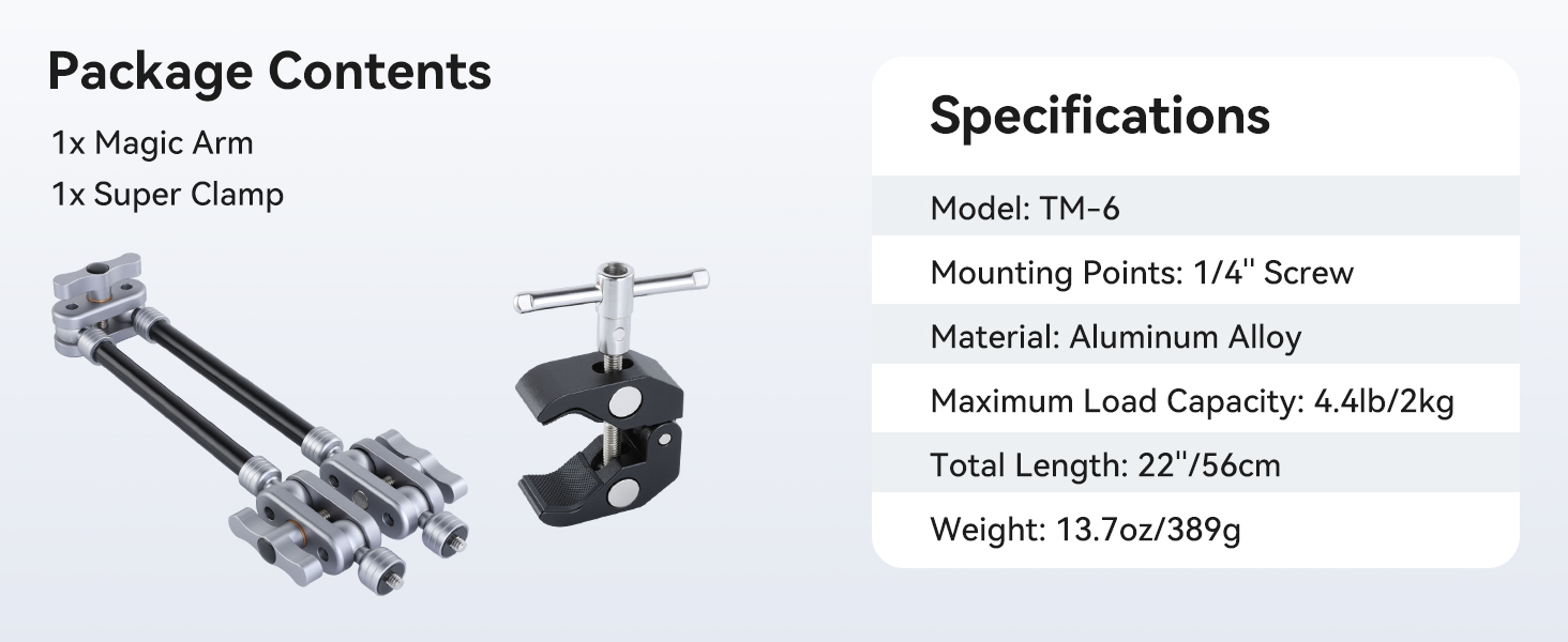 Magic Arm w Clamp Mount