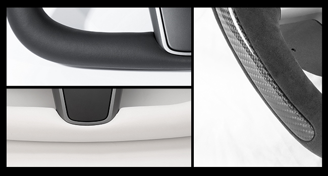 Yoke Steering Wheel for Model 3/Y-2017-2022 Personalized, Modified Real Carbon Fiber Steering Wheel