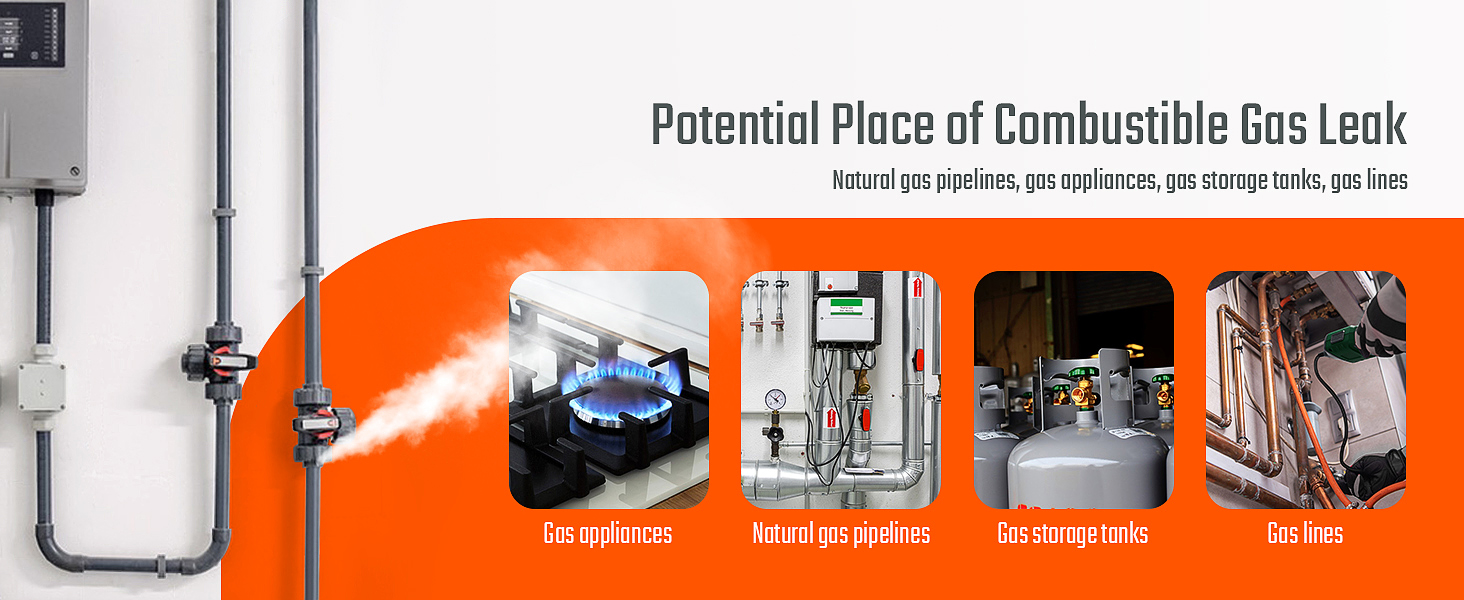 PT205 Gas leak detector natural gas detector