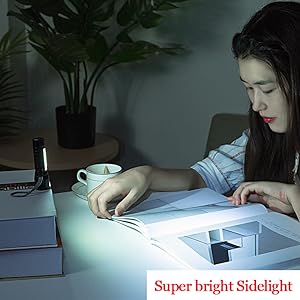 sidelight Multi-Function- This flashlight is versatile with LED COB Lamp on the side