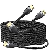DIOOEER HDMI Cable 8FT 2-Pack 10K 8K 4K, HDMI 2.1 Cable 48Gbps Ultra High Speed HDMI Braided Cord...