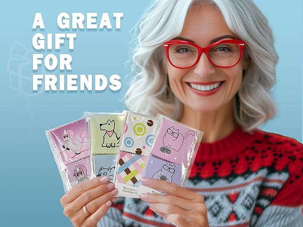 friend friends give family fun brighten smile cute cat dog unicorn clean multi-pack