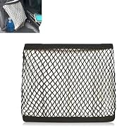 Foelony Car Front Seat Organizer, Single-Layer Front Seats Versatile Elastic Organizers Net, Stor...