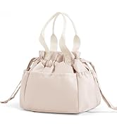 Mum's memory Cute Lunch Bag For Women Reusable Large Insulated Drawstring Lunch Bag Stain-Resista...