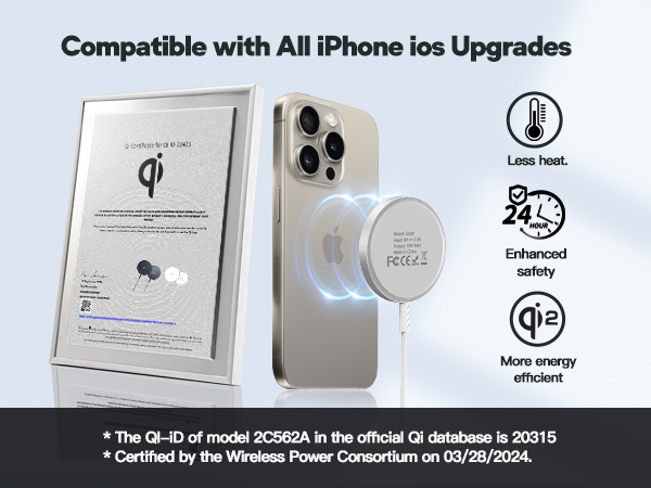 Qi2 Magnetic Wireless Charger