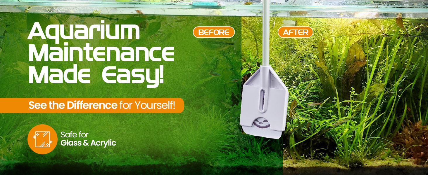 brown algae remover aquarium fish tank cleaner for scraper alge scrubber coralline aquariums
