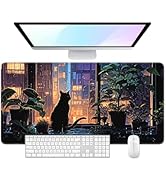 Desk Pad, Large Mouse Pad, 32" x 16" XXXL Extended Gaming Mousepad, Desktop Decor Desk Mat, Men W...