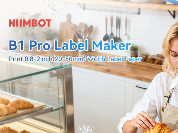 B1 pro label maker, new upgrade 300dpi label printer