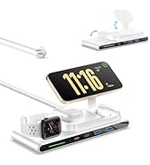 7-in-1 Wireless Charging Station for Apple Devices, ACOZVIN Magnetic Wireless Charger &amp;4 USB Port...