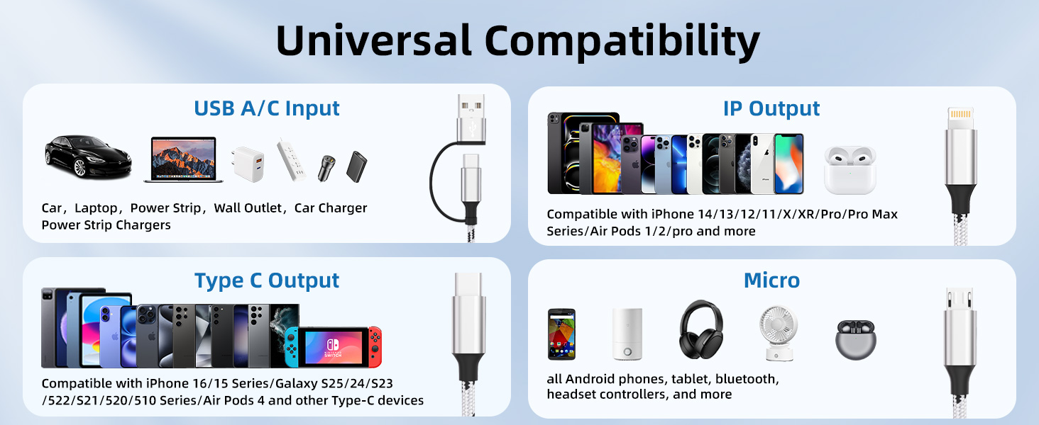 multi charging cable