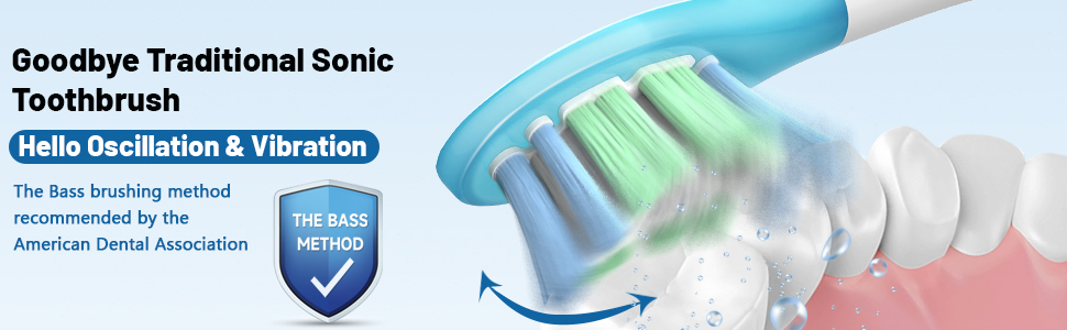 goodbye traditional sonice toothbrush, hello oscillation vibration sonic toothbrush