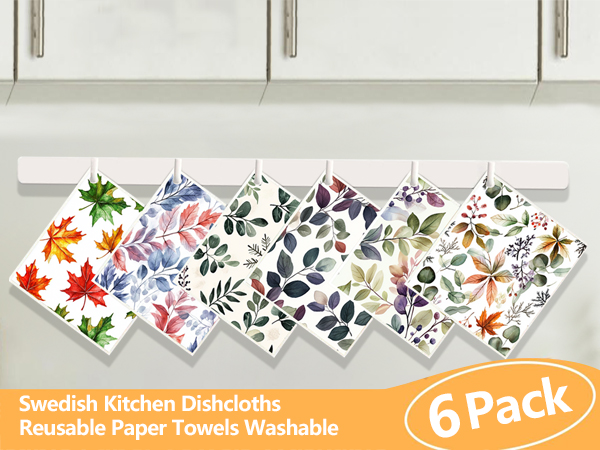 Reusable Kitchen Swedish DishCloths