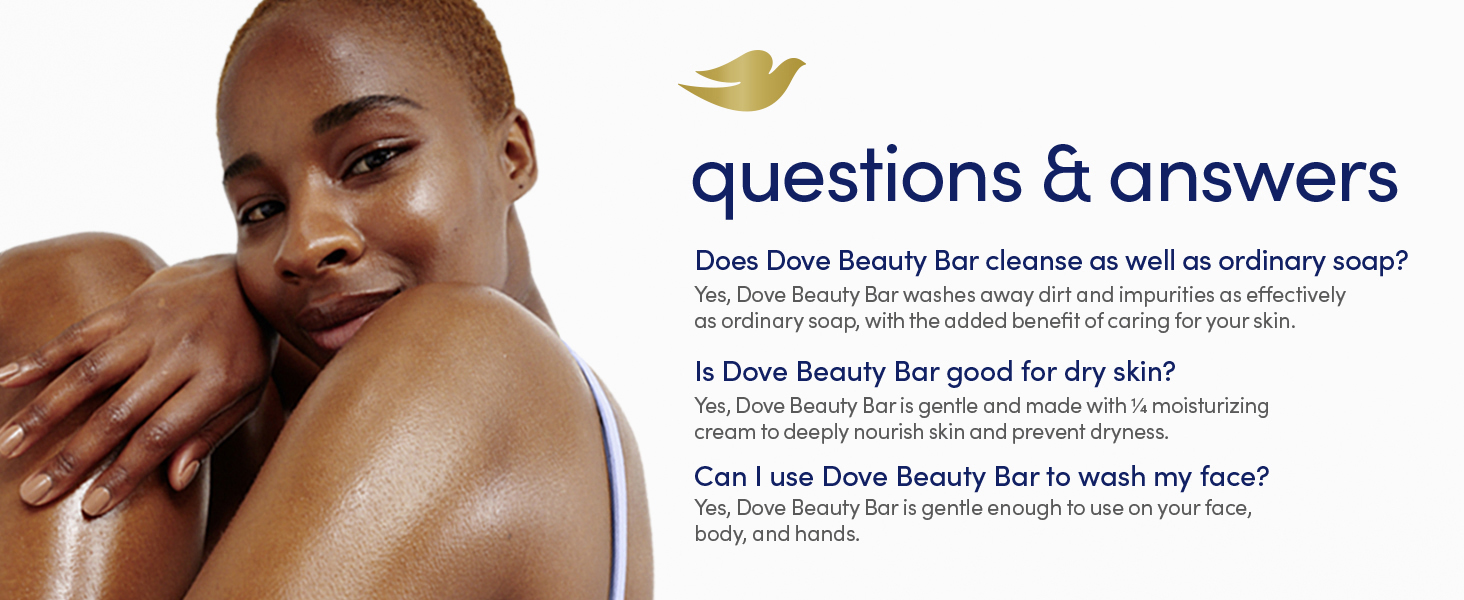Frequently asked questions and answer related to Dove Beauty Bar